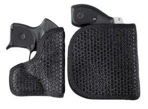 DeSantis Gunhide M44BJP6Z0 Super Fly Pocket Black Rubberized Fabric Fits Colt Mustang Ambidextrous