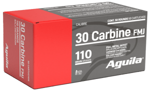Aguila 1E302110 Target & Range Rifle 30 Carbine 110 gr Full Metal Jacket 50rd Box