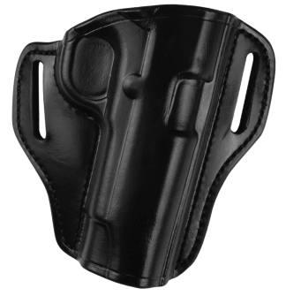 Bianchi 25054 57 Remedy  OWB Size 01 Black Leather Belt Slide Fits S&W J Frame Fits S&W 36 Fits S&W 640 Right Hand