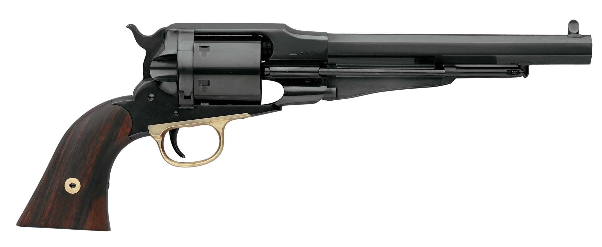 Taylors & Company 550773 1858 Remington Conversion 38 Special Caliber with 7.37" Barrel 6rd Capacity Cylinder Overall Blued Finish Steel & Walnut Grip