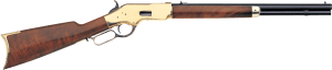 Taylors & Company 550190 1866 45 Colt (LC) Caliber with 10+1 Capacity 20" Blued Octagon Barrel Brass Metal Finish & Walnut Stock Right Hand (Full Size)