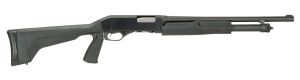 Stevens 22438 320 Security 20 Gauge 3″ 5+1 18.50″ Matte Blued Carbon Steel Barrel  Black Fixed Pistol Grip Stock Ambidextrous  Bead Sight