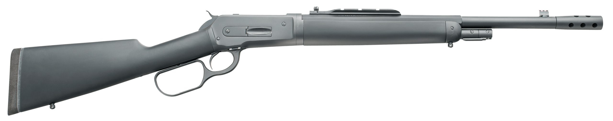 Taylors & Company 220091 1886 Ridge Runner Take Down 45-70 Gov Caliber with 4+1 Capacity 18.50" Barrel Blued Metal Finish & SoftTouch Black Synthetic Stock Right Hand (Full Size)