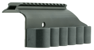 TacStar 1081029 Sidesaddle Rail Mount Shotgun 12 Gauge Black Polymer w/Aluminum Mounting Plate with Rail Mossberg 500 and 590 models