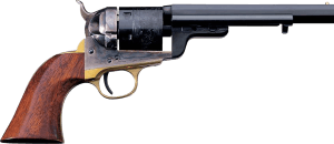 Taylors & Company 550731 1851 C. Mason 38 Special 6rd Shot 7.50" Blued 7.50" Round Barrel Blued Cylinder Color Case Hardened Color Case Hardened Steel Frame Walnut Grip