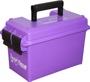 MTM Case-Gard AC50C25 Ammo Can 50 Cal Rifle Purple Polypropylene
