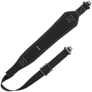 Allen 8342 BakTrak Glen Eagle Sling made of Black Neoprene with Rubber Tread Back 29"-37" OAL 1.25" W & Adjustable Design for Rifles