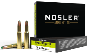Nosler 40065 Ballistic Tip  30-30 Win 150 gr Round Nose Ballistic Tip 20rd Box