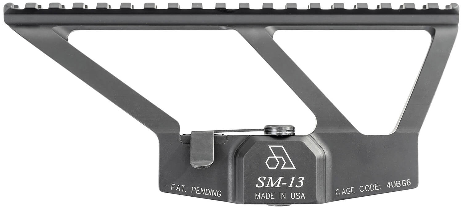 Arsenal SM13 Scope Mount for AK Variant Rifle with Picatinny Rail Black Anodized - Image 2