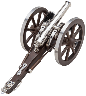 Traditions CN8021 Napoleon III Mini Cannon 50 Cal 7.25" Silver Barrel Breech Action