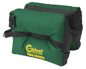 Caldwell 569230 Tack Driver Prefilled Green Nylon Front and Rear Bag