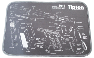 Tipton 558680 Maintenance Mat Neoprene Top w/Rubber Back Black w/Gray Trim 1911 Parts Diagram 10" L x 12" W