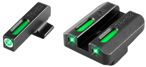 TruGlo TG13FN1A TFX Black | Green Tritium & Fiber Optic White Outline Front Sight Green Tritium & Fiber Optic Rear Sight