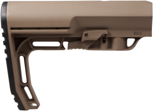 Mission First Tactical BMSSDE Battlelink Minimalist Stock Collapsible Scorched Dark Earth Synthetic for AR-15 M16 M4 with Commercial Tube (Tube Not Included)