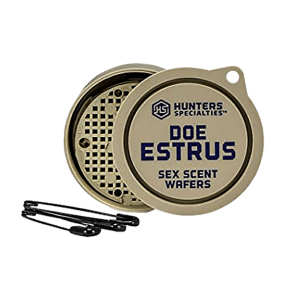 Hunters Specialties 01001 Scent Wafers Cover Scent Doe In Estrus Scent Wafer 3 Pack